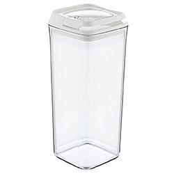 RECIPIENTE PLASTICO 1.7L TAPA BLANCO