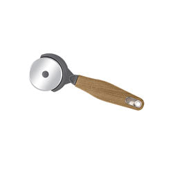 CORTADOR PIZZA 21x7CM PLASTICO MADERA/GRIS