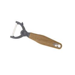 PELADOR 19x6.5CM PLASTICO SIMIL MADERA/GRIS