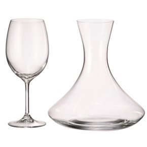 FORUM WINE SET 7 PIEZAS : DECANTER + 6X MARTINA/590ML