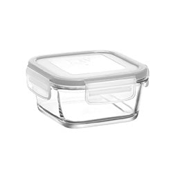 RECIPIENTE VIDRIO C/TAPA BLANCA 375CC FRESCO LAV