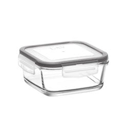 RECIPIENTE VIDRIO C/TAPA GRIS 720CC FRESCO LAV