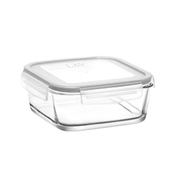 RECIPIENTE VIDRIO C/TAPA BLANCA 1150CC FRESCO LAV