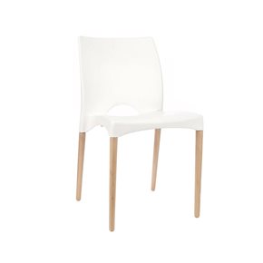 SILLA TEXAS BLANCA POLIPROPILENO