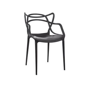 SILLA SOLNA NEGRA POLIPROPILENO