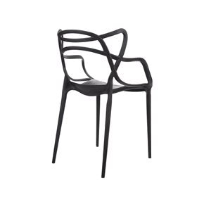 SILLA SOLNA NEGRA POLIPROPILENO