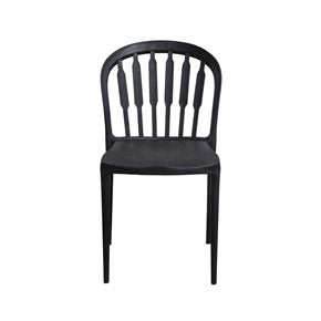 SILLA RECIFE NEGRA POLIPROPILENO