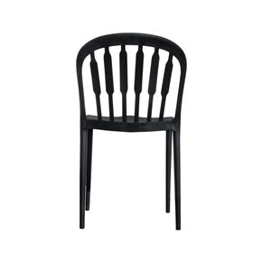 SILLA RECIFE NEGRA POLIPROPILENO