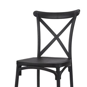 SILLA CROSS BLANCA POLIPROPILENO