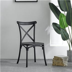 SILLA CROSS BLANCA POLIPROPILENO