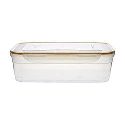 RECIPIENTE  5.8L RECTANGULAR PLASTICO EASY MATCH AMARILLO