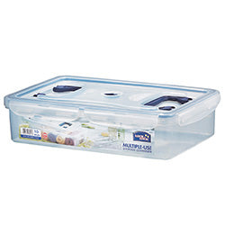 RECIPIENTE 10L RECTANGULAR PLASTICO MULTIUSO 45.6X30X11CM