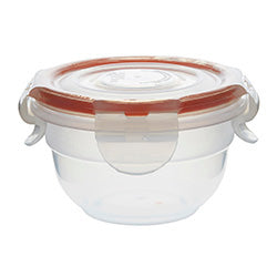 RECIPIENTE REDON PLASTICO EASY MATCH NARANJA 100ML