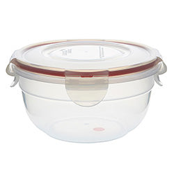 RECIPIENTE 480ML REDONDO PLASTICO EASY MATCH ROJO