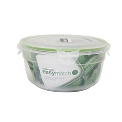 RECIPIENTE 1.4L RECTANGULAR PLASTICO EASY MATCH VDE MANZANA