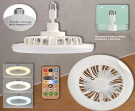 Lampara Ventilador E27