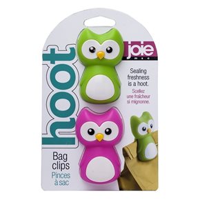 SET X2 PINZAS BUHO PARA BOLSAS JOIE
