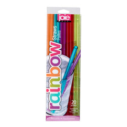 SET X20 SORBETES PLASTICO C/LIMPIADOR SURTIDO JOIE