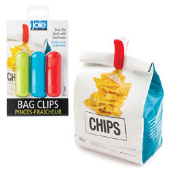 SET X3 CLIPS DE COLORES PARA BOLSA JOIE