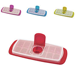 CUBETERA 14CUBOS DE HIELO C/TAPA TRANSPARENTE JOIE