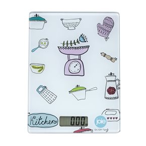 BALANZA DE COCINA DIGITAL CON DISEÑOS  JOIE
