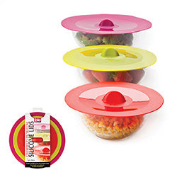 SET 3 TAPAS SILICONA 21/25/29 CM JOIE