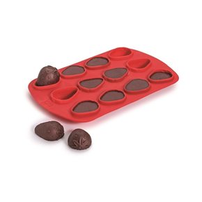 MOLDE SILICONA PARA BOMBONES X12 FRUTILLAS JOIE