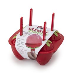 MOLDE FRUTILLA X4 PARA HELADO JOIE