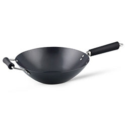 WOK ACERO ANTIAD D31CM MANGO Y ASA FENOLICO KENHOM
