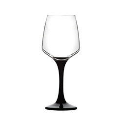 SET 3 COPAS VINO 330CC PIE NEGRO LAL LAV