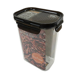 RECIPIENTE 1.2L  RECTANGULAR PLASTICO BISFREE 14X9.6X18.5CM