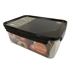RECIPIENTE 3.5L RECTANGULAR PLASTICO BISFREE. 27X19X11CM
