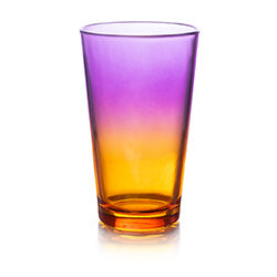 VASO 324ML CAVANA BICOLOR AMARILLO/MORADO CRISA