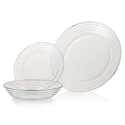 (15581)PLATO POSTRE VIDRIO D19 CM COLISEO CRISA