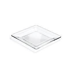 PLATO LLANO CUADRADO 26 CM TEMPO CRISA