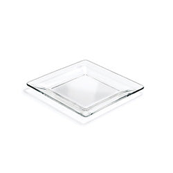 PLATO POSTRE CUADRADO 20.3 CM TEMPO CRISA
