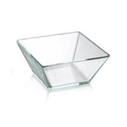 BOWL CUADRADO TEMPO LIBBEY CRISA.  5.7X10.7X10.7CM