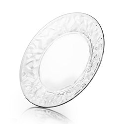 PLATO LLANO VIDRIO D27CM ALASKA CRISA