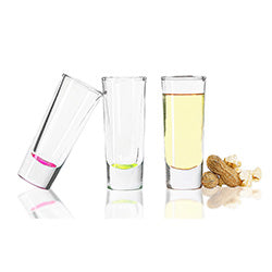 SET 6 VASOS TEQUILEROS 59 ML FONDO GRUESO CRISA