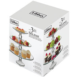 SET DE SERVIR 3 PIEZAS PLATO C/ PIE S.L.CRISA