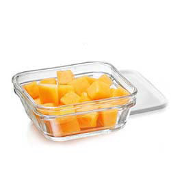 RECIPIENTE CUAD. CHICO C/TAPA 780ML LIBBEY CRISA