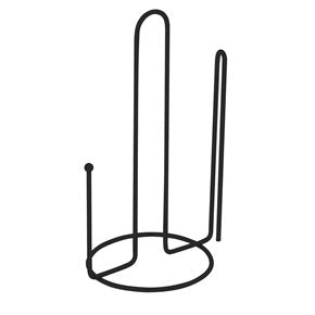 PORTA ROLLO 13x16x27CM CROMADO NEGRO