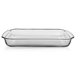 FUENTE RECTANGULAR VIDRIO 4L APILABLE PYROREY. 22.8X33CM