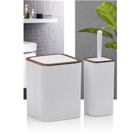 SET 2PCS BAÑO DIVA PP BLANCO