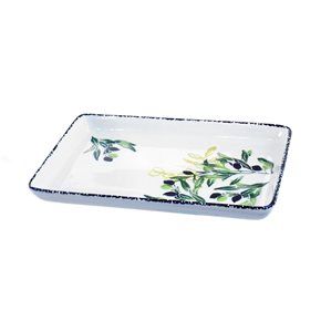 BANDEJA RECTANGULAR 27x17.5CM OLIVAS