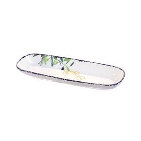 BANDEJA OVAL 24.5x9.5CM OLIVAS