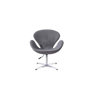 BUTACA LYON BASE METAL GRIS