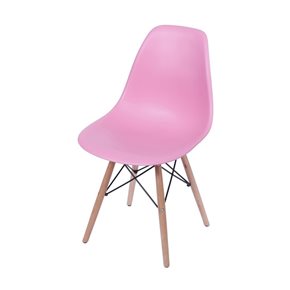 SILLA EAMES COMEDOR CON BASE EN MADERA ROSA