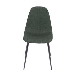 SILLA CHARLA LINO/METAL GRIS GRAFITO/NEGRO