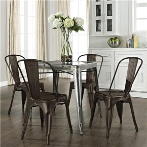 SILLA TOLIX BRONCE METAL COMEDOR